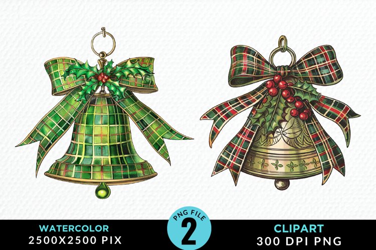 Christmas Bells Clipart Image 12
