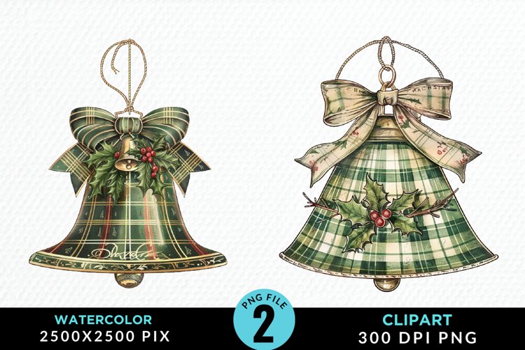 Christmas Bells Clipart Image 10