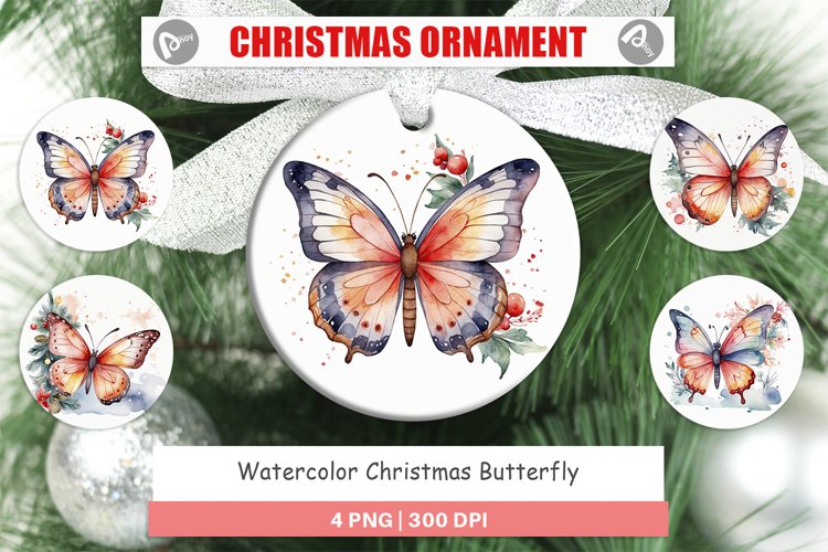 Watercolor Butterfly Clipart Image 15
