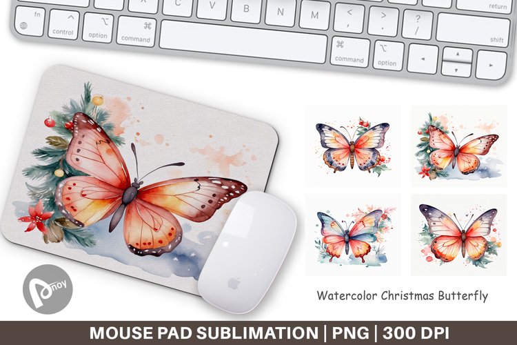 Watercolor Butterfly Clipart Image 5
