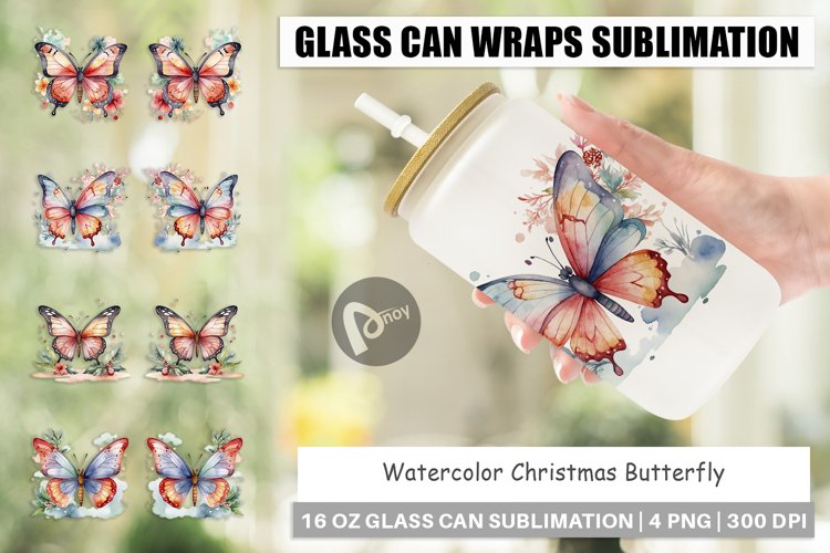 Watercolor Butterfly Clipart Image 14