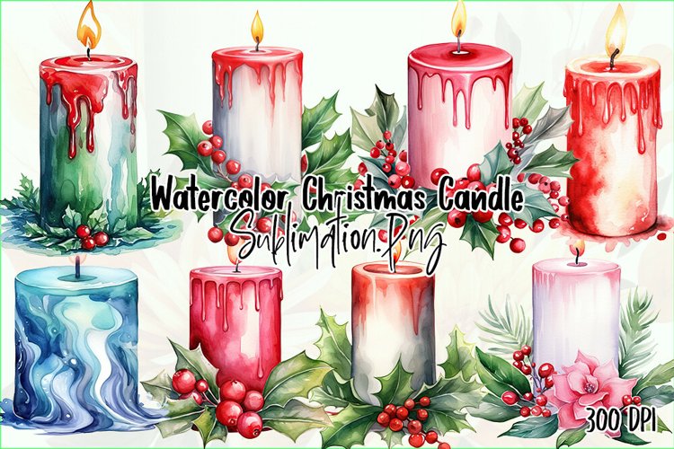 Christmas Candle Clipart Image 20