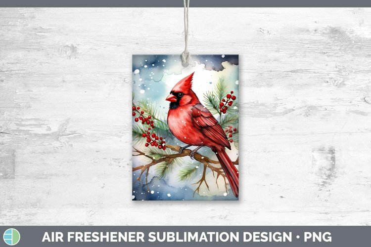 GorgeousWatercolor Christmas Air Freshener design.