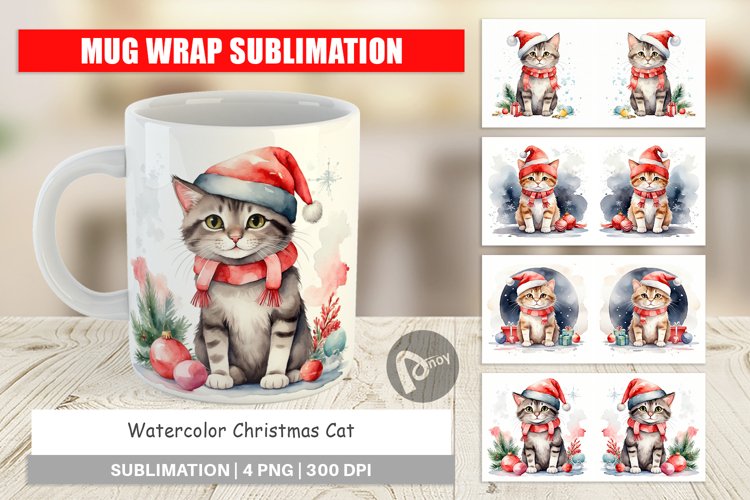 Cat Watercolor Image 13