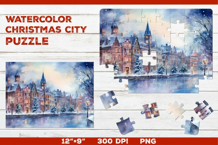 Joyous journey with holiday puzzle