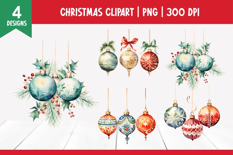 Christmas Ornament Sublimation Designs Image 8