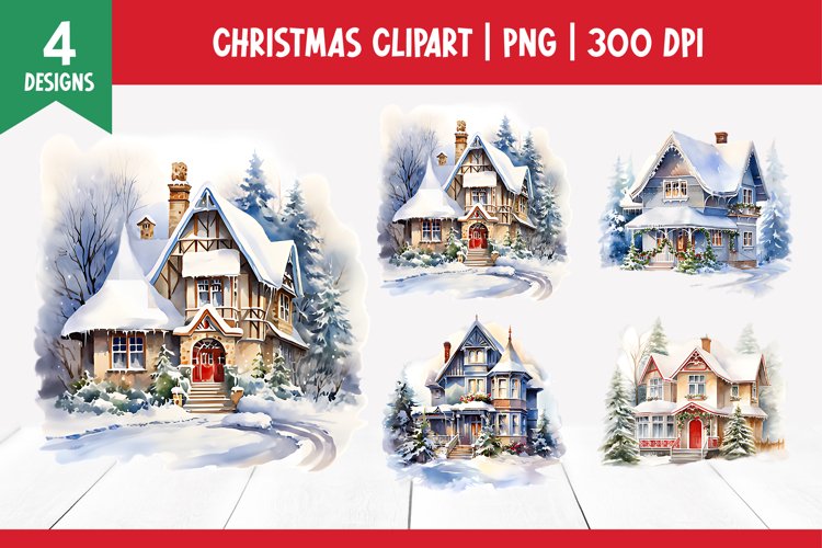 Christmas Watercolor Png Image 8