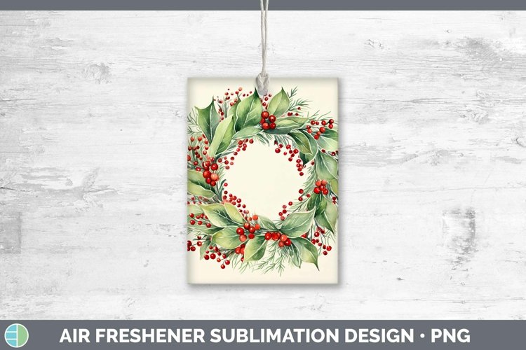 GorgeousWatercolor Christmas Air Freshener design.