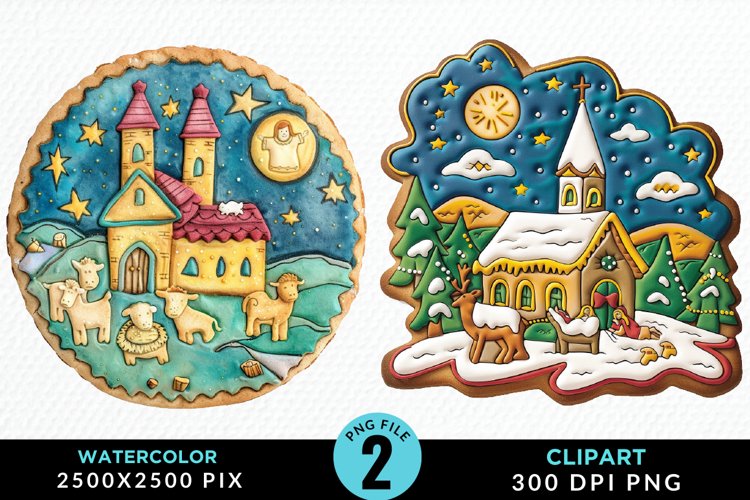 Christmas Watercolor Png Image 3