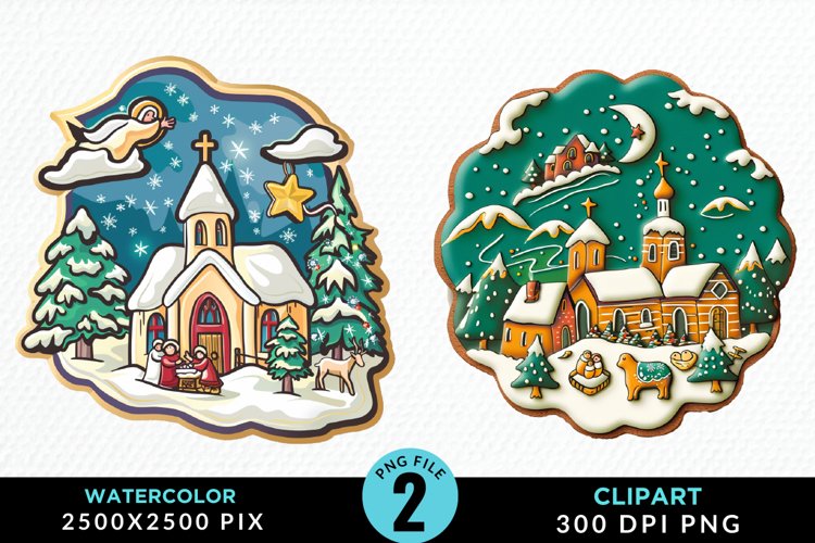 Christmas Watercolor Png Image 22
