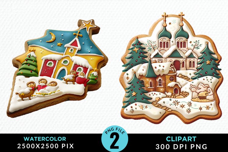 Christmas Watercolor Png Image 23