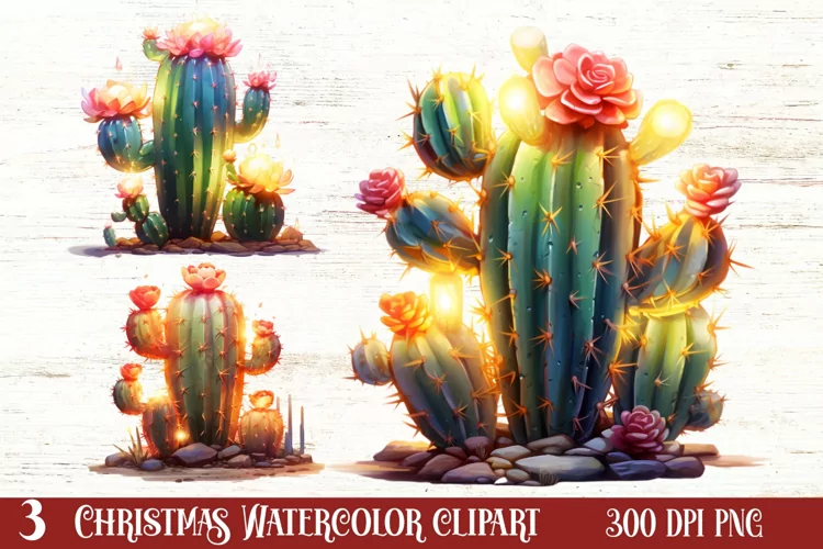Watercolor Christmas Deer Head Clipart Sublimation