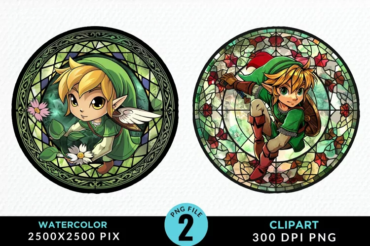 Watercolor Christmas Elves Artwork Clipart
