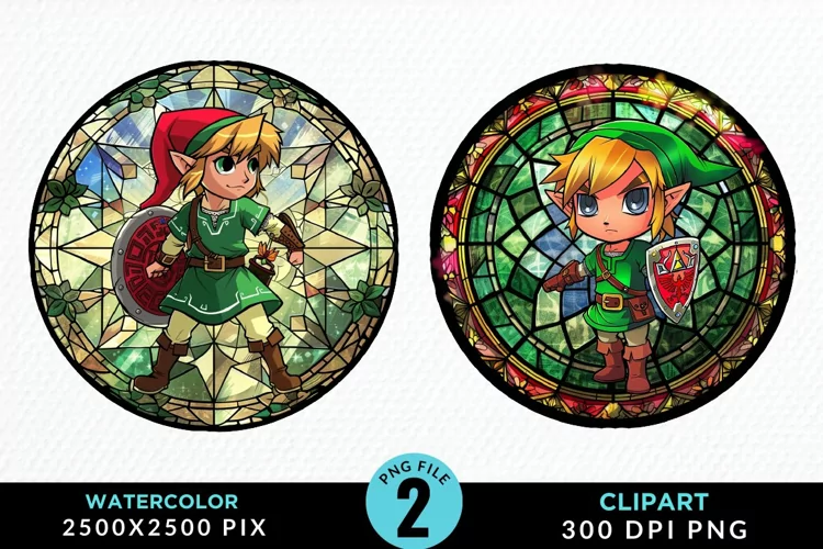 Watercolor Christmas Elves Artwork Clipart