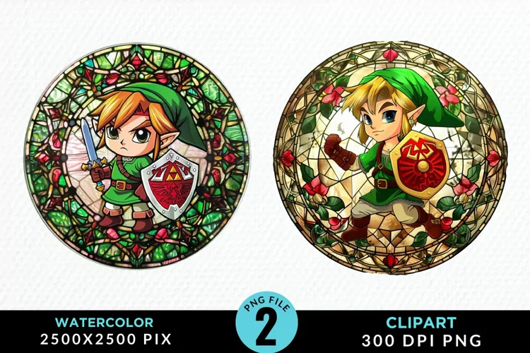 Watercolor Christmas Elves Artwork Clipart