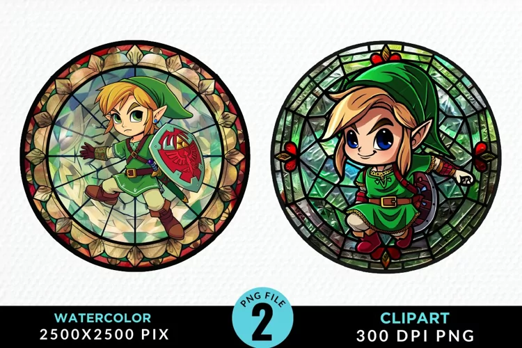 Watercolor Christmas Elves Artwork Clipart