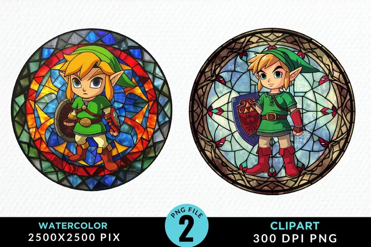 Watercolor Christmas Elves Artwork Clipart
