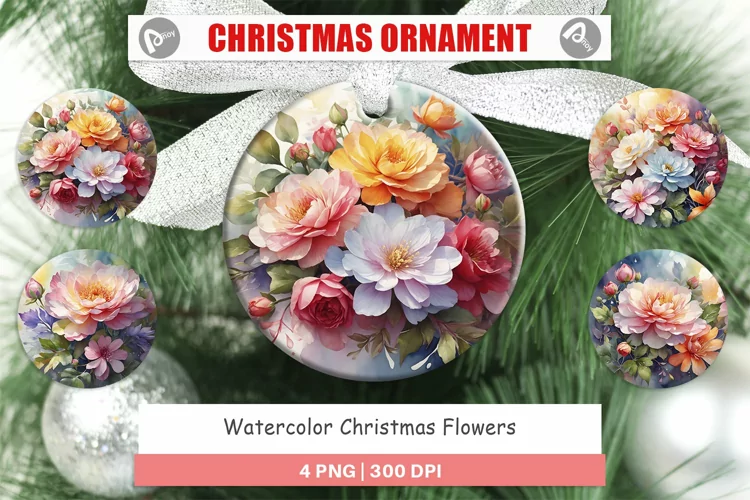 Christmas Ornaments Christmas Flowers