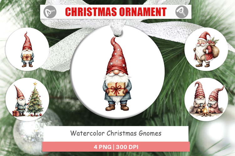 Christmas Watercolor Clipart Image 10