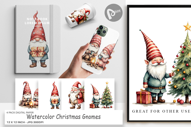 Christmas Watercolor Clipart Image 10