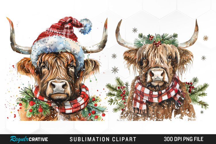 Highland Cow Clipart Image 4