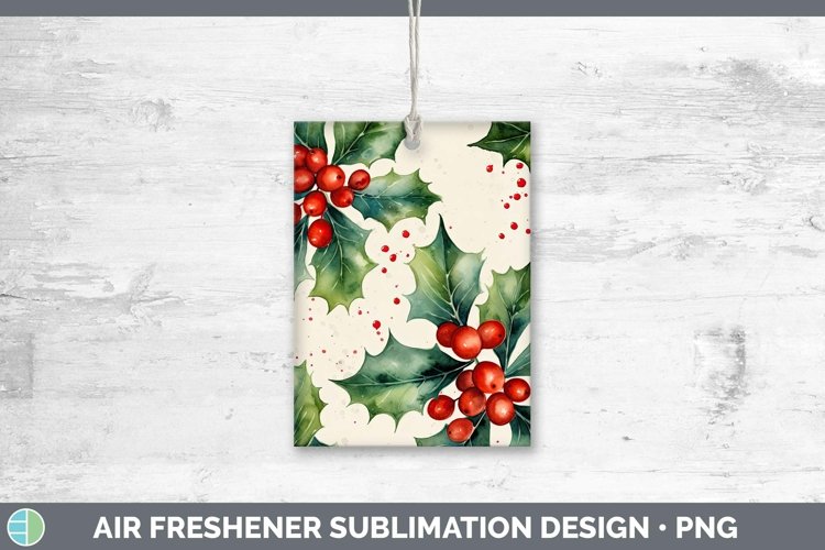GorgeousWatercolor Christmas Air Freshener design.