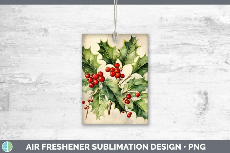 GorgeousWatercolor Christmas Air Freshener design.