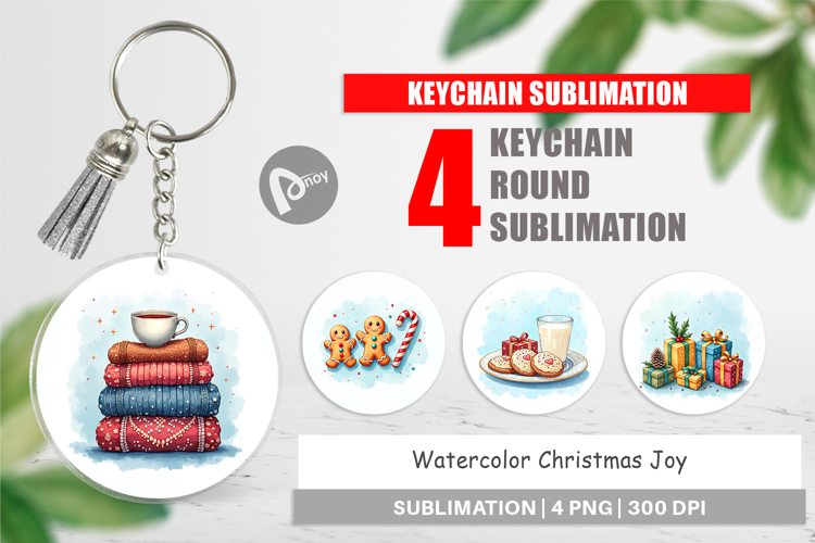 Christmas Joy Keychain