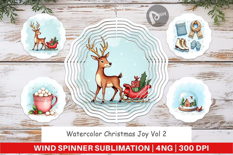 Christmas Joy Wind Spinner