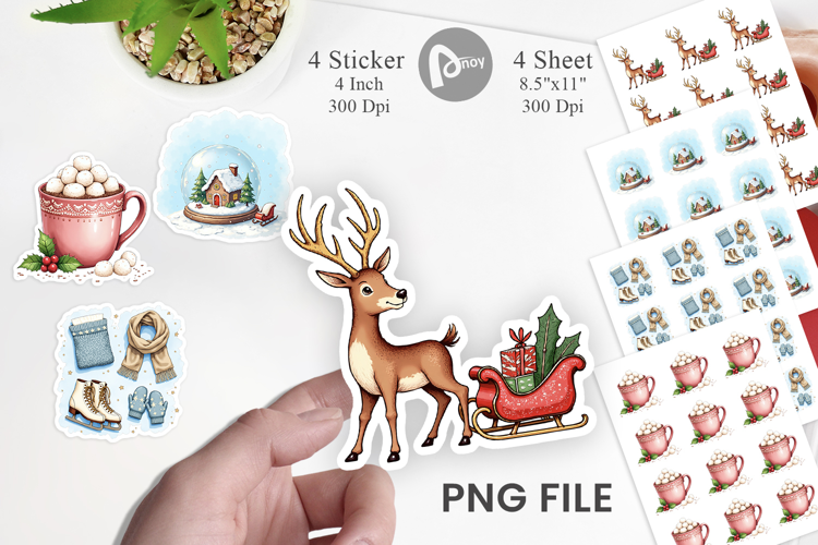 Christmas Joy Sticker