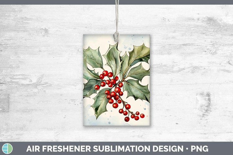 GorgeousWatercolor Christmas Air Freshener design.