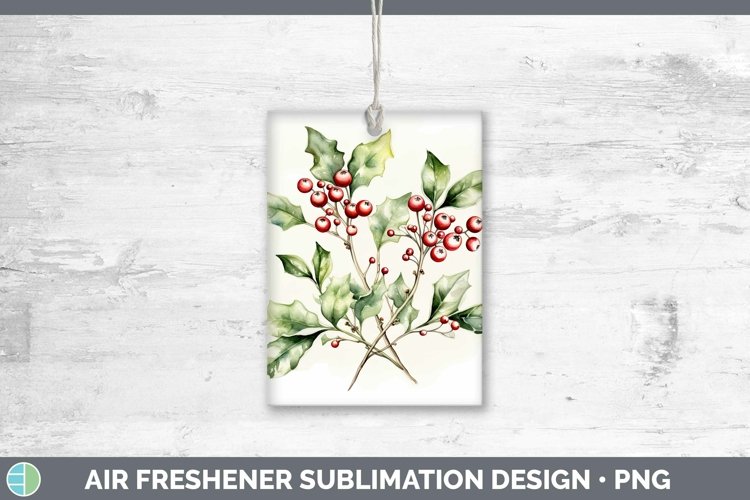 GorgeousWatercolor Christmas Air Freshener design.