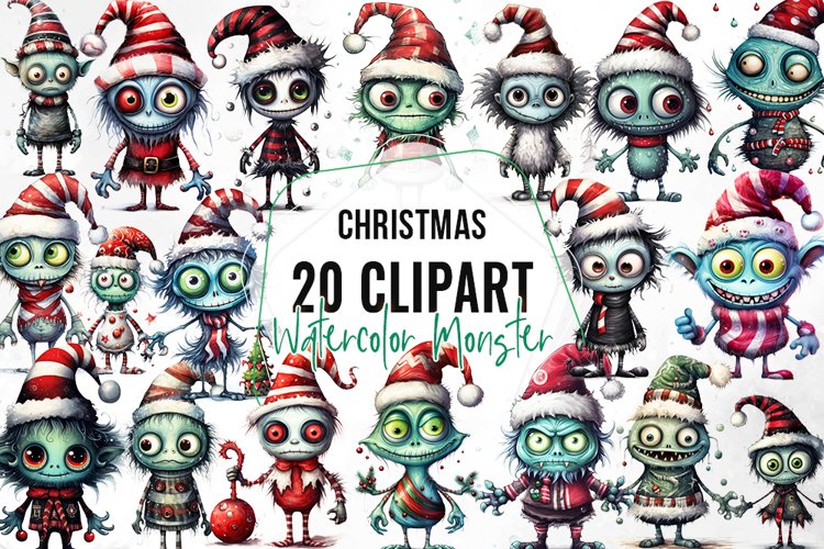 Cute Monster Clipart Image 12