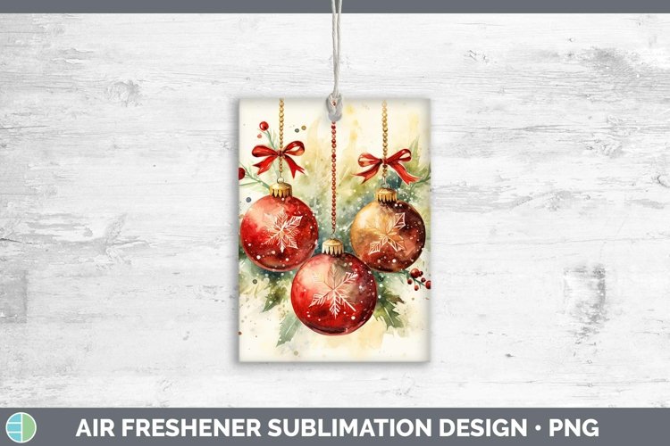 GorgeousWatercolor Christmas Air Freshener design.