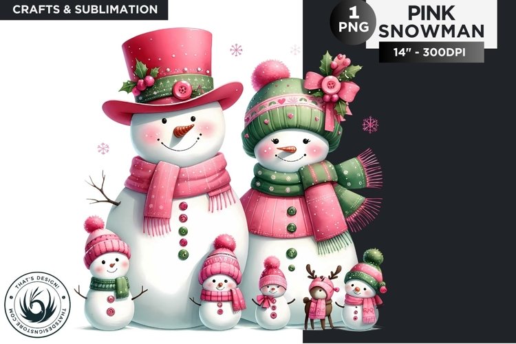 Snowman Family Svg Image 18