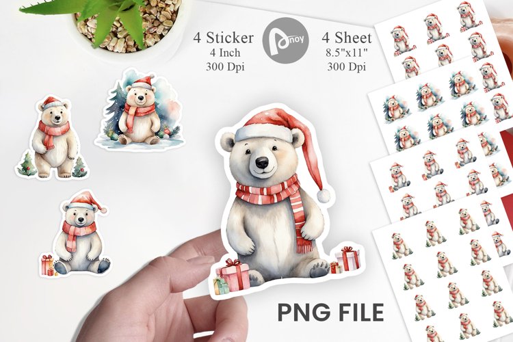 Polar Bear Clipart Image 18