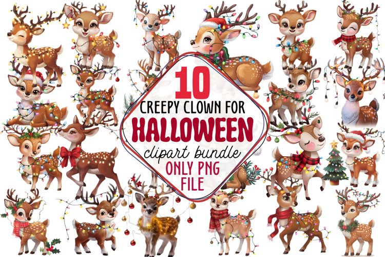 Christmas Reindeer Clipart