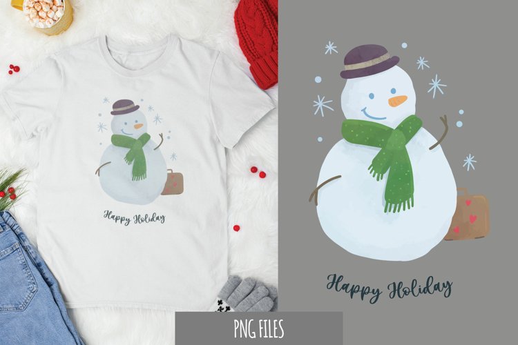 Christmas Watercolor Png Image 18