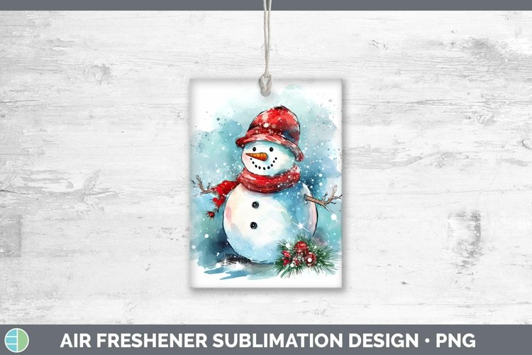 GorgeousWatercolor Christmas Air Freshener design.