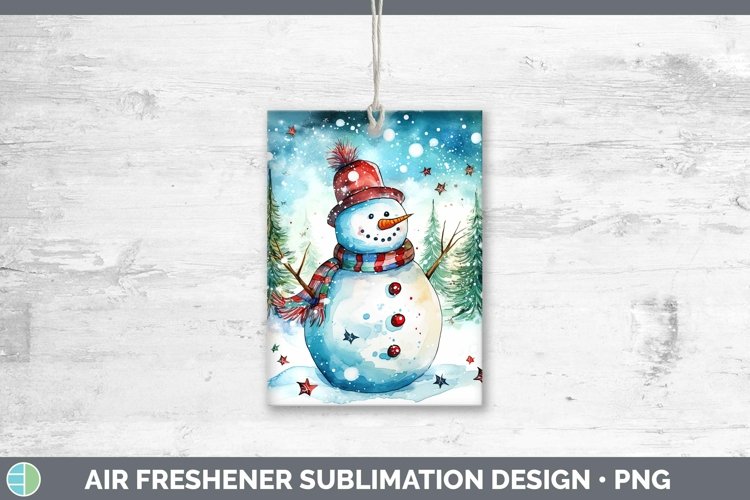 GorgeousWatercolor Christmas Air Freshener design.