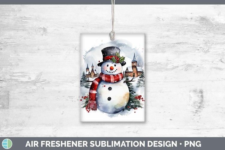 GorgeousWatercolor Christmas Air Freshener design.