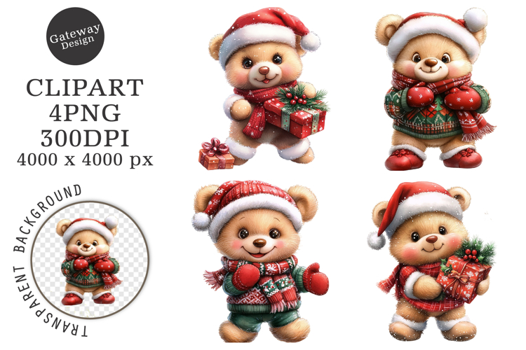 Teddy Bear Clipart Image 11