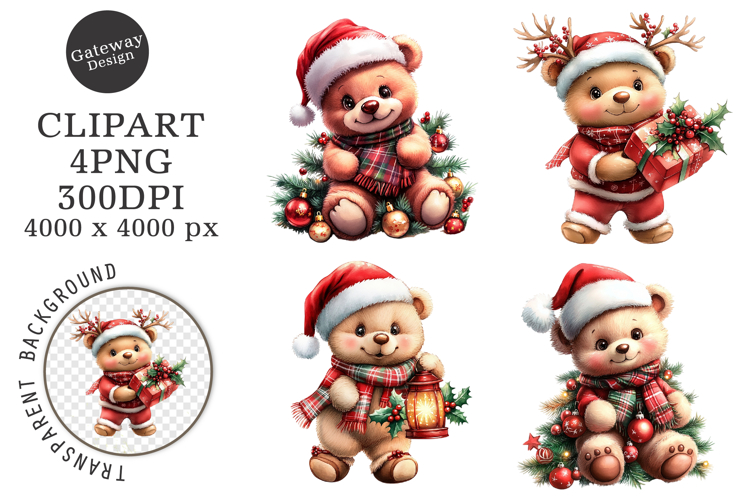 Teddy Bear Clipart Image 8