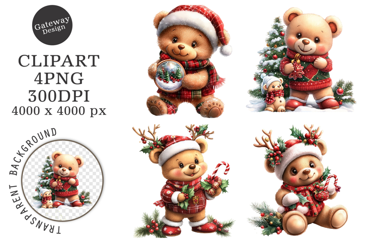 Teddy Bear Clipart Image 10