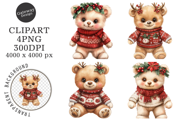 Teddy Bear Clipart Image 12