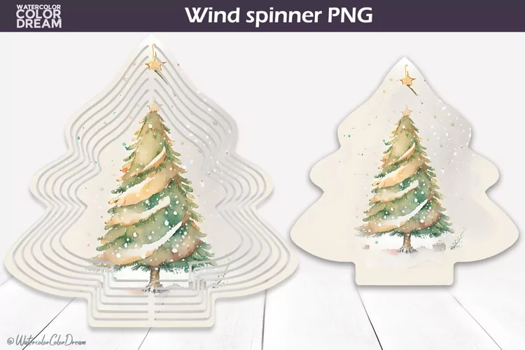 Christmas Tree Wind Spinner | Christmas Wind Spinner PNG