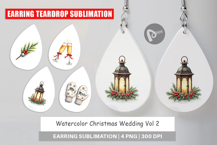 Christmas Wedding Earring