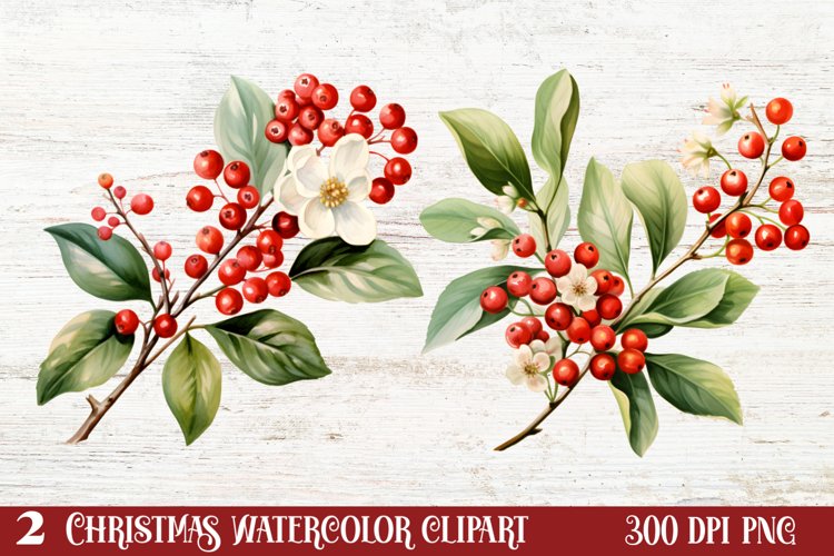 Christmas Wreaths Clipart Image 15
