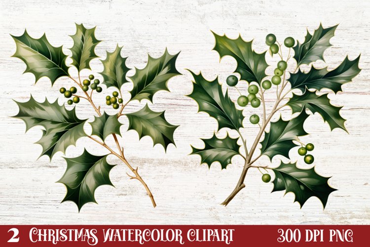 Christmas Wreaths Clipart Image 3
