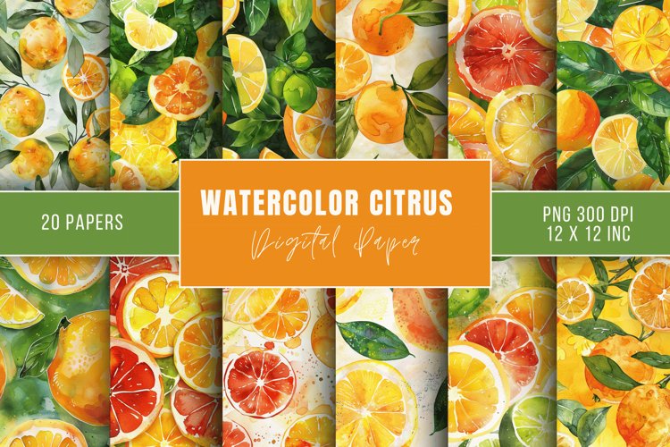 Watercolor Lemon Clipart Image 10